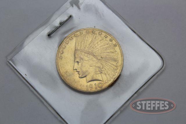 1910 Ten Dollar Gold Indian EF